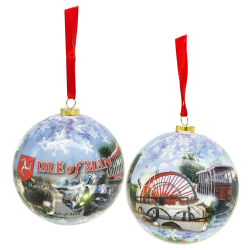 MANX THEME FESTIVE BAUBLE MG 014